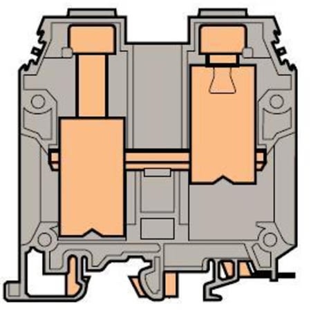 1sna 400 305 r1000 terminal block closed block wit